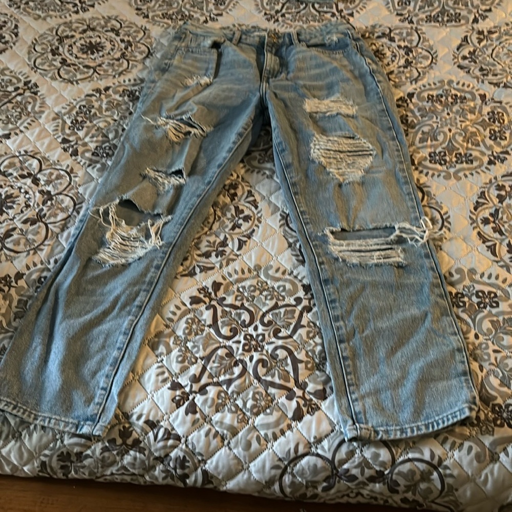 PAC Sun distressed Mom jeans